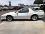 1988 WHITE /RED CLOTH Pontiac Trans Am GTA hatchback (1G2FW21E1JL) with an 5.0L V8 OHV 16V engine, located at 821 N. Prince Street, Clovis, NM, 88101, (575) 762-8852, 34.406643, -103.195999 - NEW PAINT WITH GHOST FLAMES - Photo#1