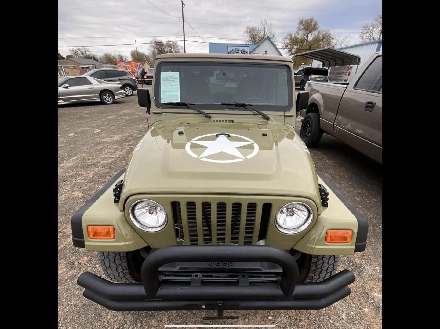 2000 Jeep Wrangler SE (1J4FA29P8YP) with an 2.5L L4 OHV 8V engine, located at 821 N. Prince Street, Clovis, NM, 88101, (575) 762-8852, 34.406643, -103.195999 - Photo#0
