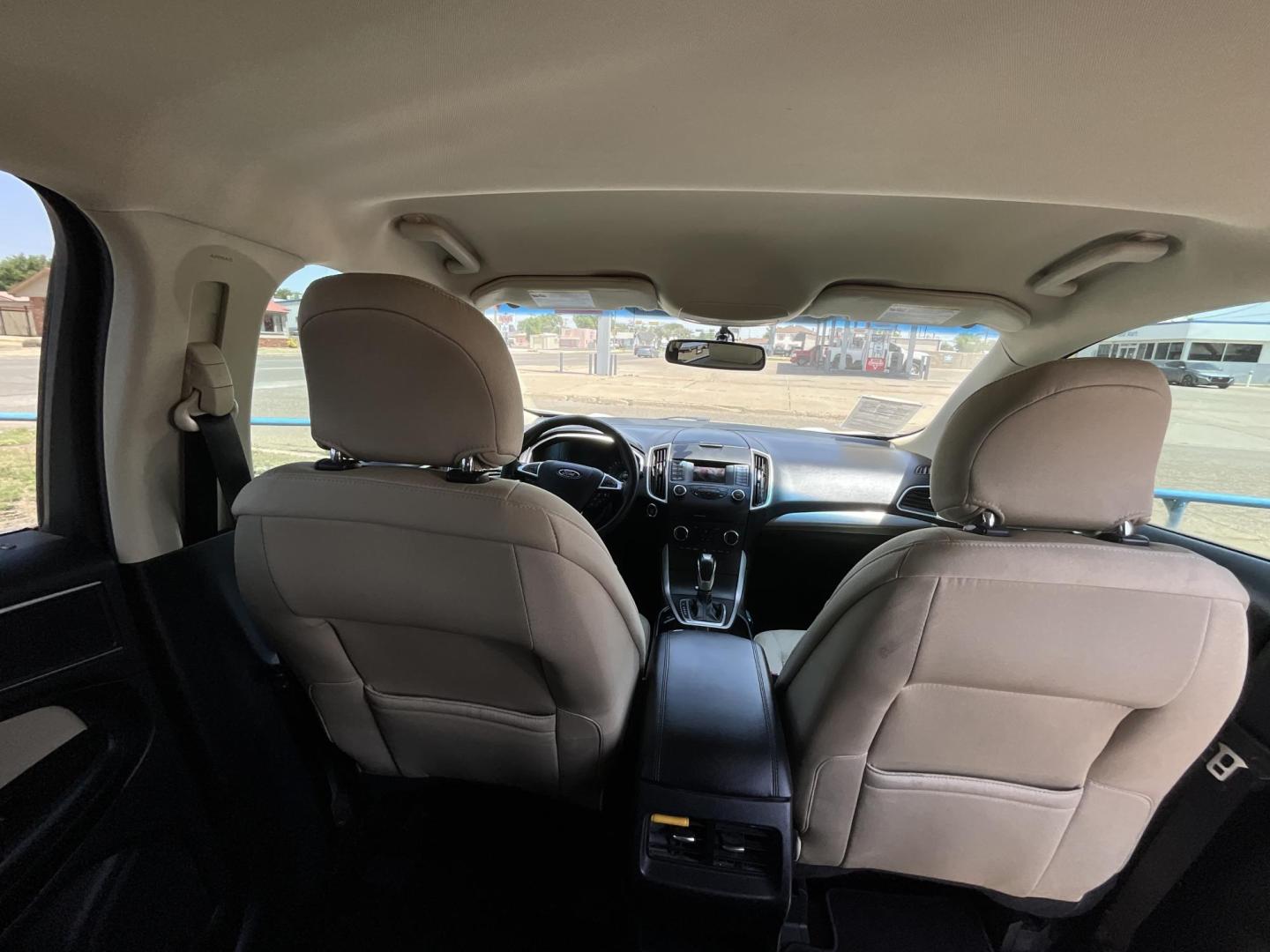 2016 WHITE Ford Edge SEL AWD (2FMPK4J95GB) with an 2.0L L4 DOHC 16V engine, 6A transmission, located at 821 N. Prince Street, Clovis, NM, 88101, (575) 762-8852, 34.406643, -103.195999 - Photo#9