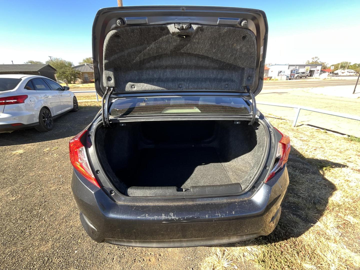 2016 Dark blue Honda Civic EX-T Sedan CVT (19XFC1F3XGE) with an 1.5L L4 DOHC 16V TURBO engine, CVT transmission, located at 821 N. Prince Street, Clovis, NM, 88101, (575) 762-8852, 34.406643, -103.195999 - Photo#8