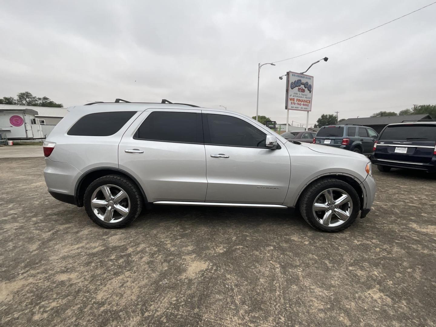 2011 Silver Dodge Durango Citadel 2WD (1D4SD5GT1BC) with an 5.7L V8 OHV 16V engine, located at 821 N. Prince Street, Clovis, NM, 88101, (575) 762-8852, 34.406643, -103.195999 - Photo#2