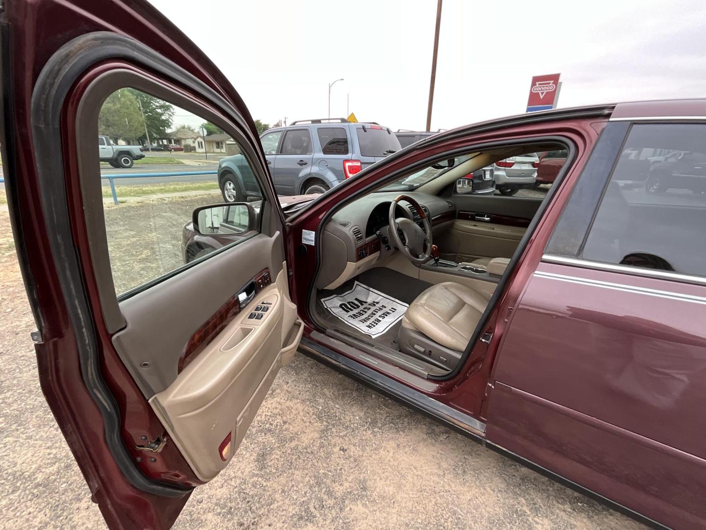 2001 Blue Lincoln LS V8 (1LNHM87A51Y) with an 3.9L V8 DOHC 32V engine, 5-Speed Automatic Overdrive transmission, located at 821 N. Prince Street, Clovis, NM, 88101, (575) 762-8852, 34.406643, -103.195999 - Photo#5