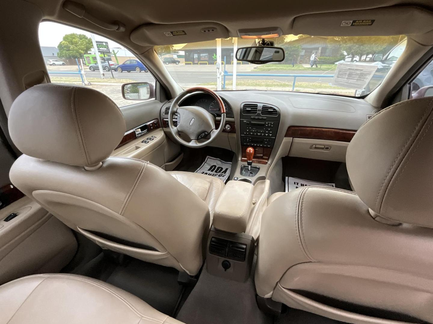 2001 Blue Lincoln LS V8 (1LNHM87A51Y) with an 3.9L V8 DOHC 32V engine, 5-Speed Automatic Overdrive transmission, located at 821 N. Prince Street, Clovis, NM, 88101, (575) 762-8852, 34.406643, -103.195999 - Photo#10